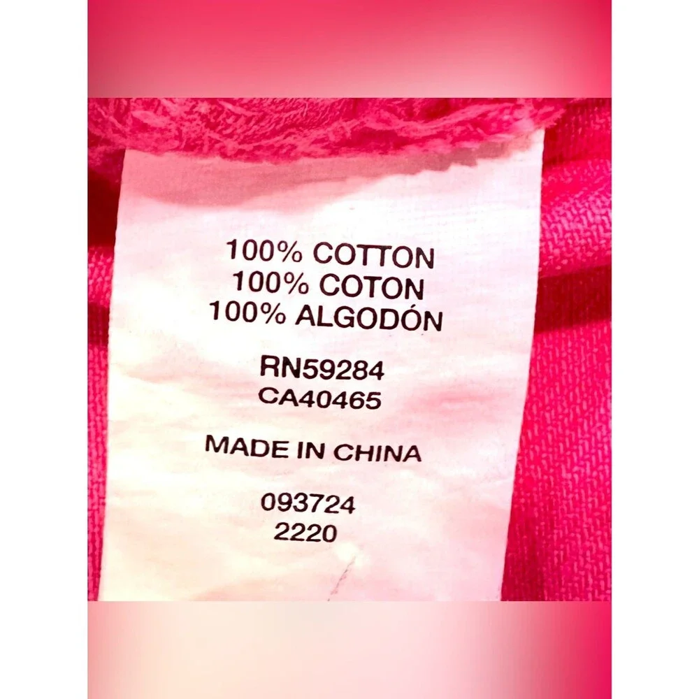 The Children’s Place hot pink and white ombré jean jacket size 9-12M